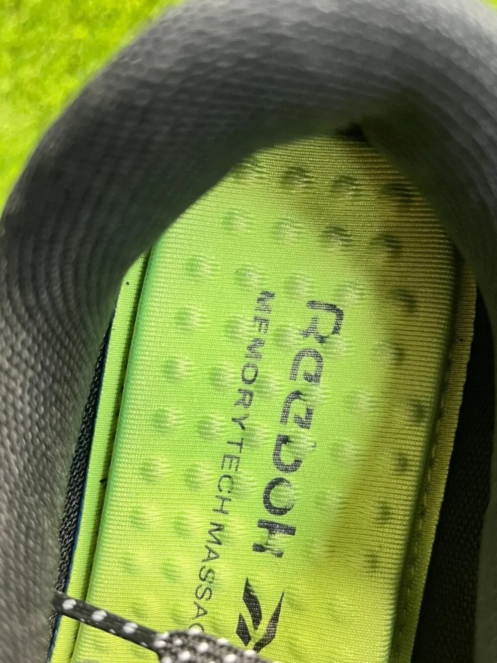 Reebok Nanoflex TR Womens Size 5W Black‎ Green Composite Toe Safety Work Shoes